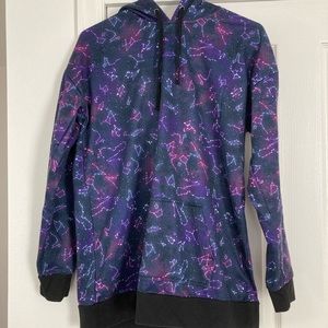 Purple Galaxy Constellation Hoodie